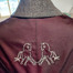 Custom Handmade Jacket w/Halfpass Embroidery; Sz 8