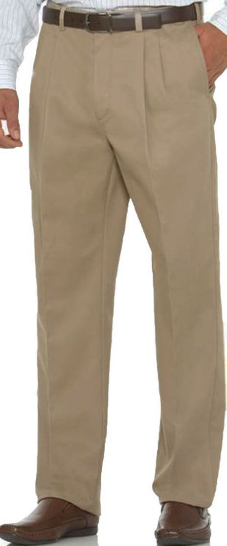 Big Tall Men S Ultimate Performance Casual Pants By Savane In Khaki