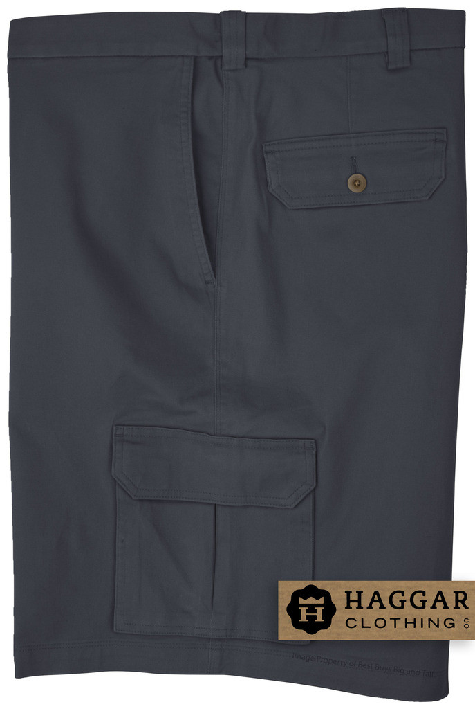 haggar cargo shorts elastic waist