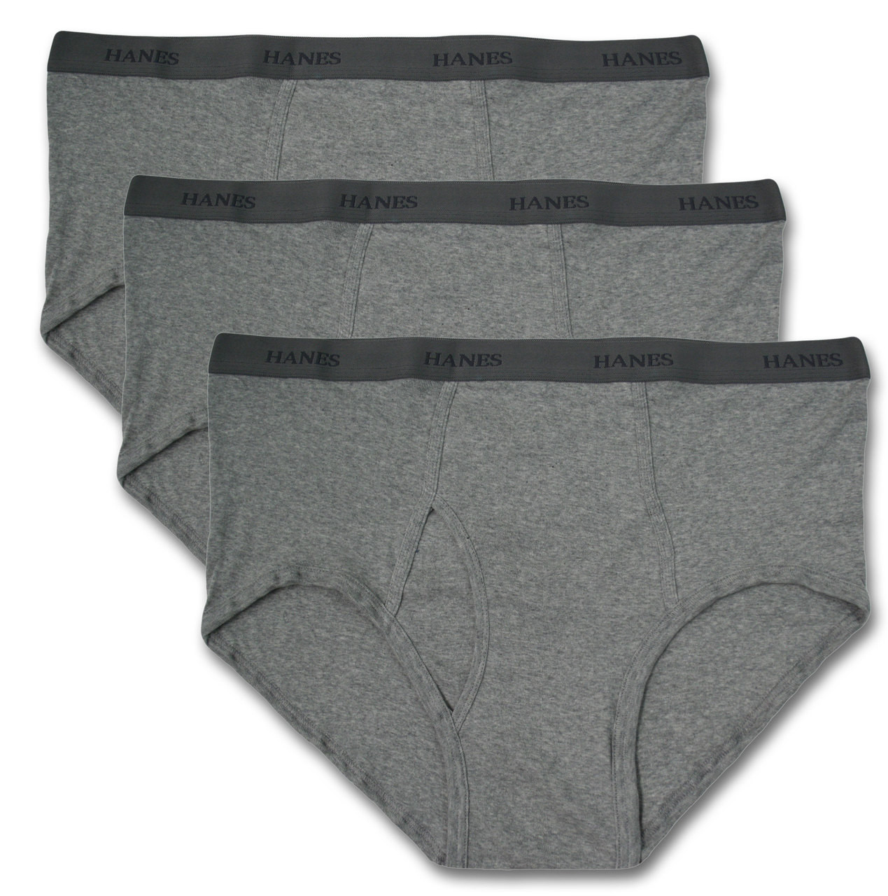 SHOP NOW! Big & Tall Men's Gray Underwear Boxer Briefs 3-Pack by Hanes
