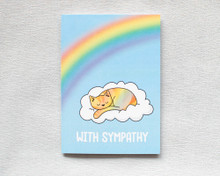 With Sympathy - Greetings Card