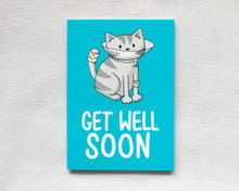 Get Well Soon Cone - Greetings Card
