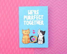 We're Perfect Together - Greetings Card - Valentine's Day