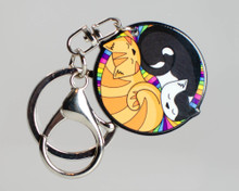 Purrfect fit Cats - Key Ring - recycled