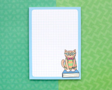 Nerd Cat - A6 Notepad
