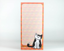 PAWS Cat Notepad with optional magnet 