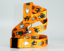 Halloween Cats - Lanyard  - with Safety Clip