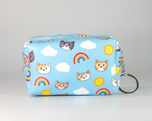  Rainbow Sunshine Cats Mini pouch