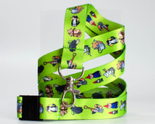 Gardening Cats - Lanyard  - with Safety Clip