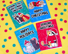 Christmas Cats  - Christmas Cards - 8 Pack