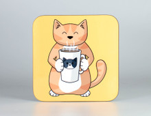 Coffee Cat - Coaster