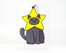 Star Cat - Wooden Decoration