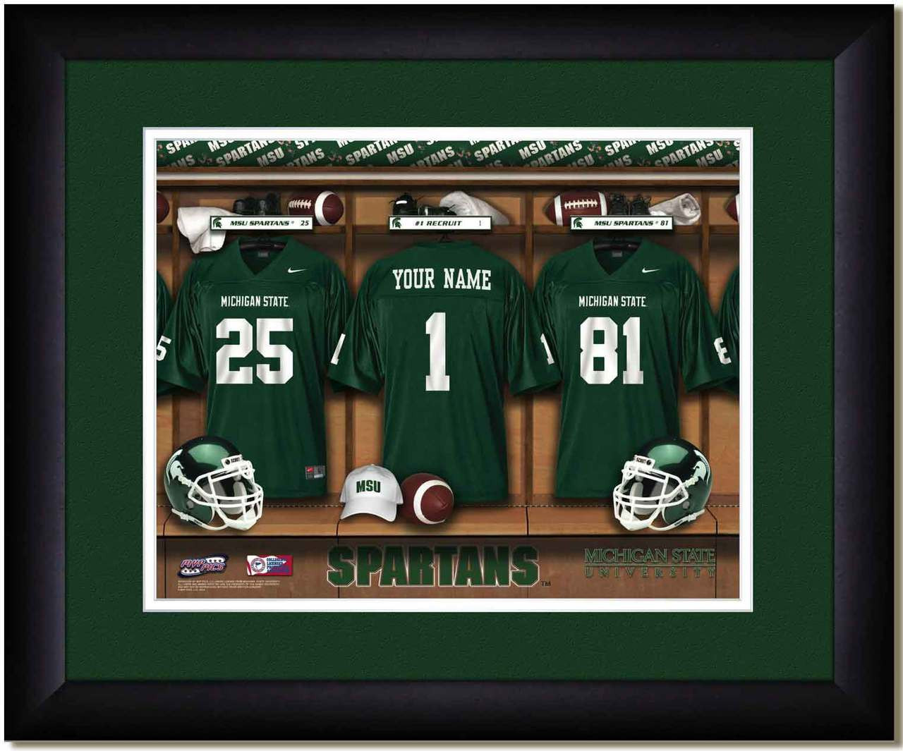 michigan state football jersey custom