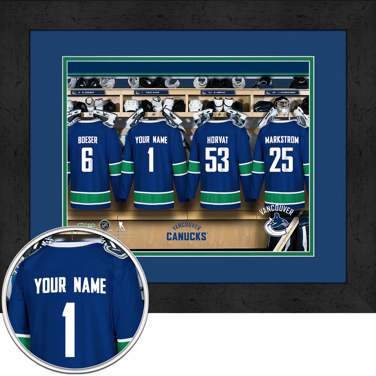 personalized canucks jersey