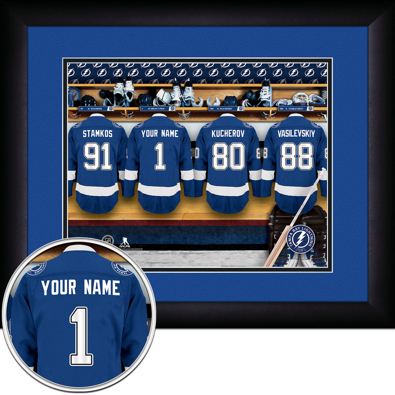 tampa bay lightning custom jersey