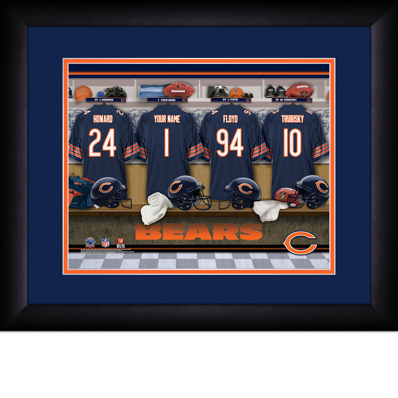 bears jersey with your name