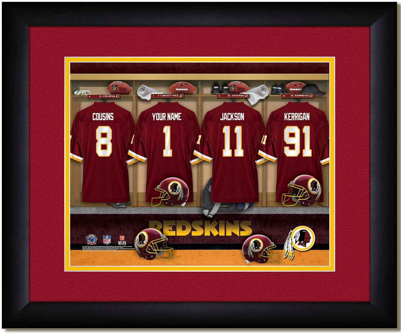 washington redskins personalized jersey