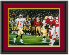 Gridiron Glory Florida State Charlie Ward Framed Picture