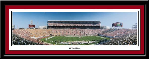 Alabama Bryant Denny Stadium 41 Yard Line Panoramic Poster