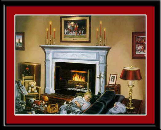 Alabama Crimson Dreams Framed Picture By Hess