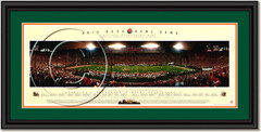 2001 Miami Hurricanes National Champions Framed Panoramic Poster