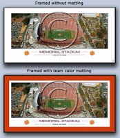 Memorial Stadium Home of the Clemson Tigers Framed Poster
