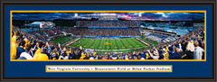 West Virginia Mountaineers WVU Milan Puskar Stadium Panoramic Print