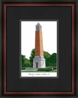 University of Alabama Tuscaloosa Lithograph Picture
