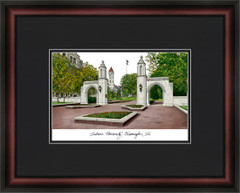 Indiana University Campus Lithograph Picture