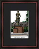 Michigan State University Spartan Statue Lithograph
