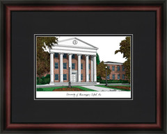 University of Mississippi Campus Lithograph Picture