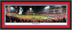 Los Angeles Baseball Angels Earn Their Wings Framed Poster Double Matting and Black Frame