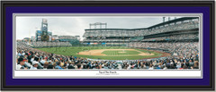 Colorado Rockies Coors Field Top of the Fourth double matted