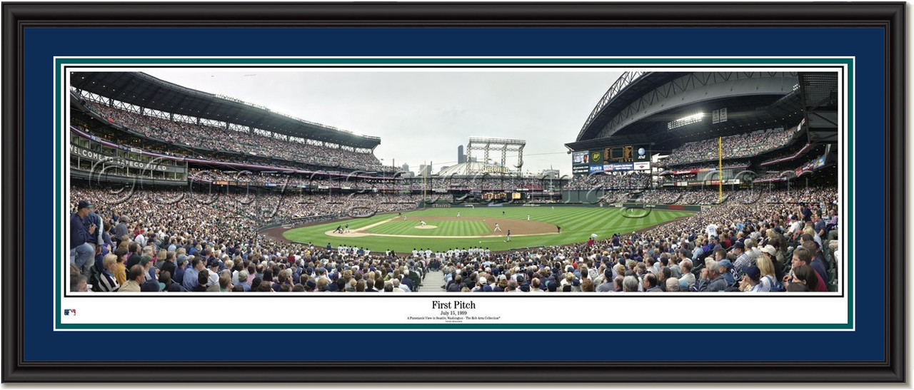 Seattle Mariners Safeco Park, First Pitch Poster MLB Picture