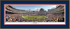 Texas Rangers The Ballpark Opening Day Framed Picture Double Matting and Black Frame