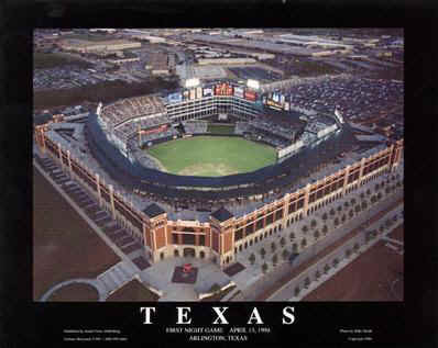 Texas Rangers Field Aerial Photo