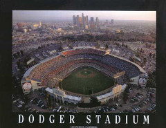 L.A.'s Dodger Stadium Aerial Photo