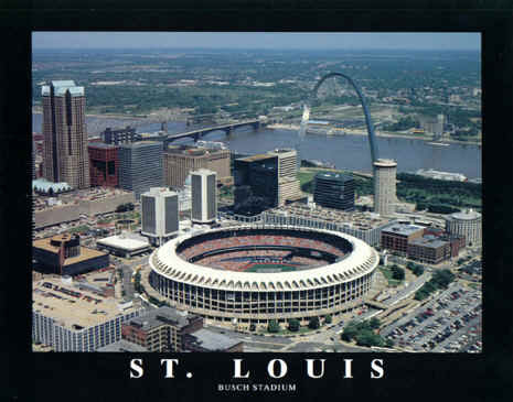 Vintage St. Louis Missouri Cityscape Baseball India