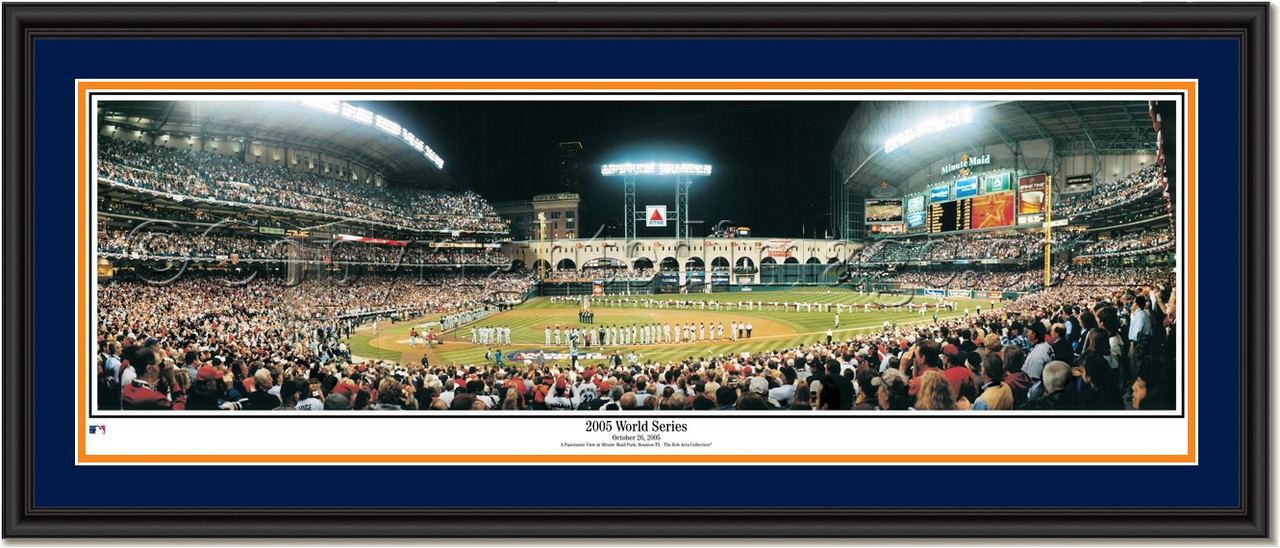 Houston Astros 2005 World Series Panoramic Framed Poster
