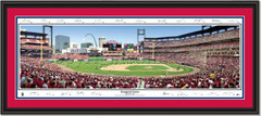 St. Louis Cardinals - Inaugural Game Busch Stadium Signature Edition DOUBLE MATTING and BLACK FRAME
