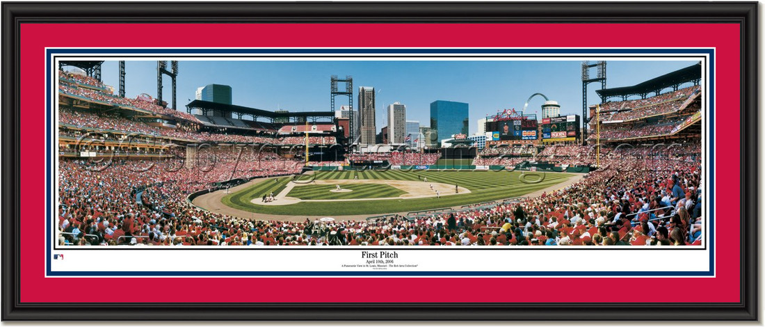 St. Louis Cardinals, First Pitch at Busch Stadium Poster MLB Picture