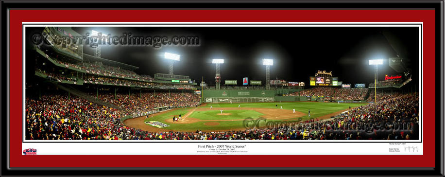 Boston Red Sox 2018 World Series Poster - First Pitch