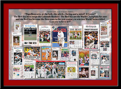 Boston 2007 Red Sox Newspaper Headlines