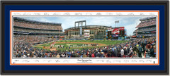 New York Mets Shea Stadium - Final Opening Day with Signatures Double Matting