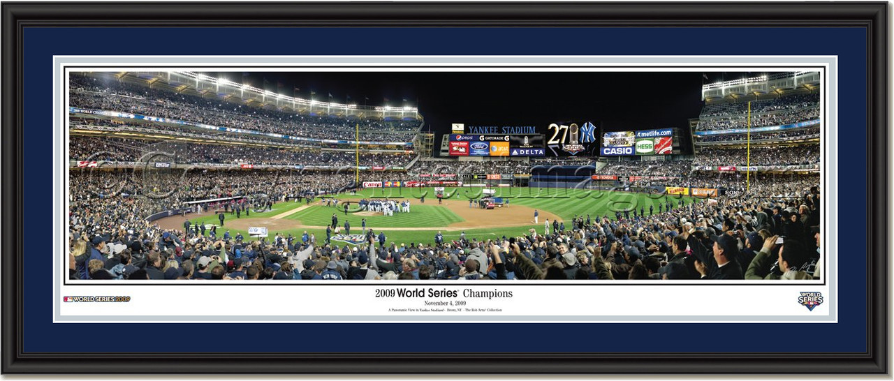 Great Panorama Photograph Inside a Packed Yankee Stadium During