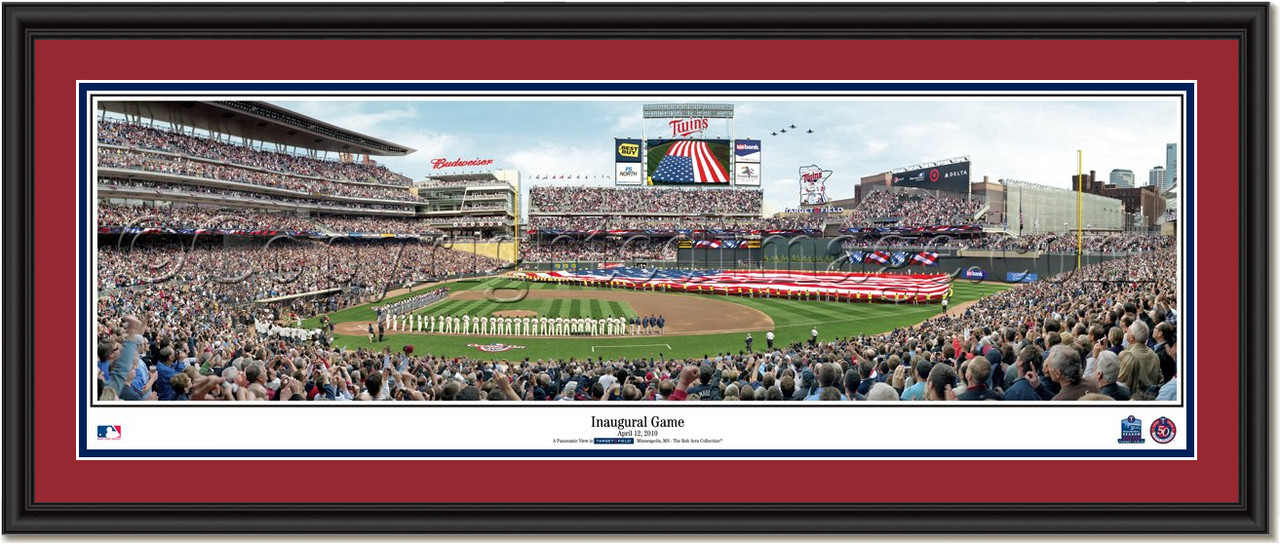 Miami Marlins Panoramic Picture - Inaugural Game MLB Wall Decor