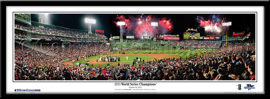 Boston Red Sox 2013 World Series Champions Celebration Picture no mat