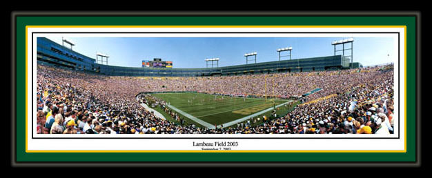 Green Bay Packers Panoramic Poster - Lambeau Field