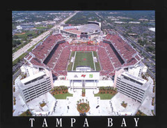 Tampa Bay Buccaneers Raymond James Stadium Aerial Photo