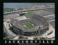 Jacksonville Jaguars Alltel Stadium Framed Aerial Photo